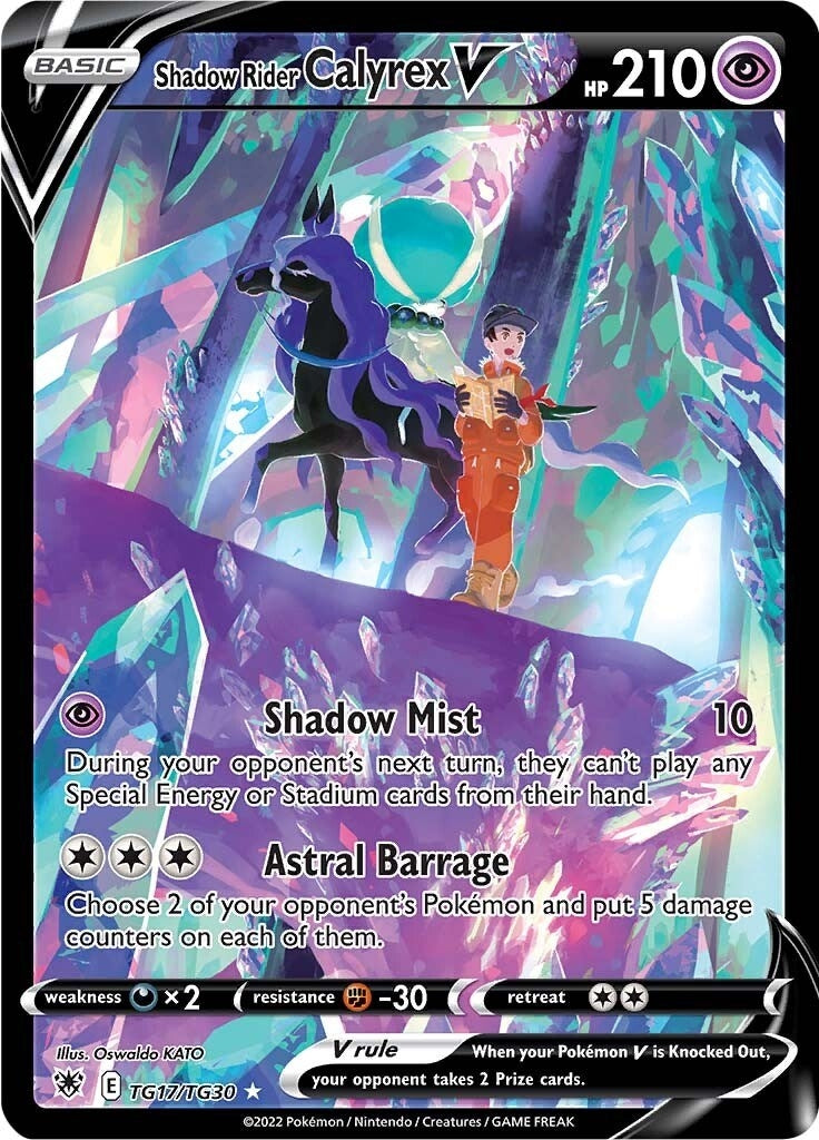 Image for Shadow Rider Calyrex V (TG17/TG30) (SWSH10:TG) - Pokemon