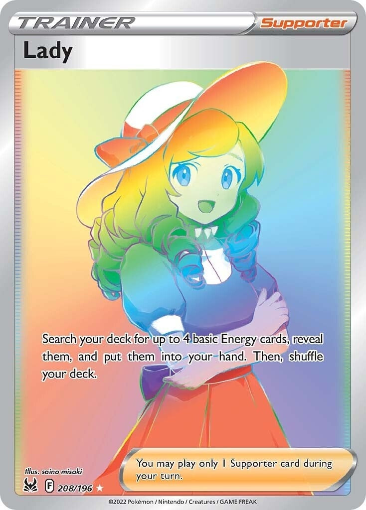 Image for Lady (Secret) (208/196) (SWSH11) - Pokemon
