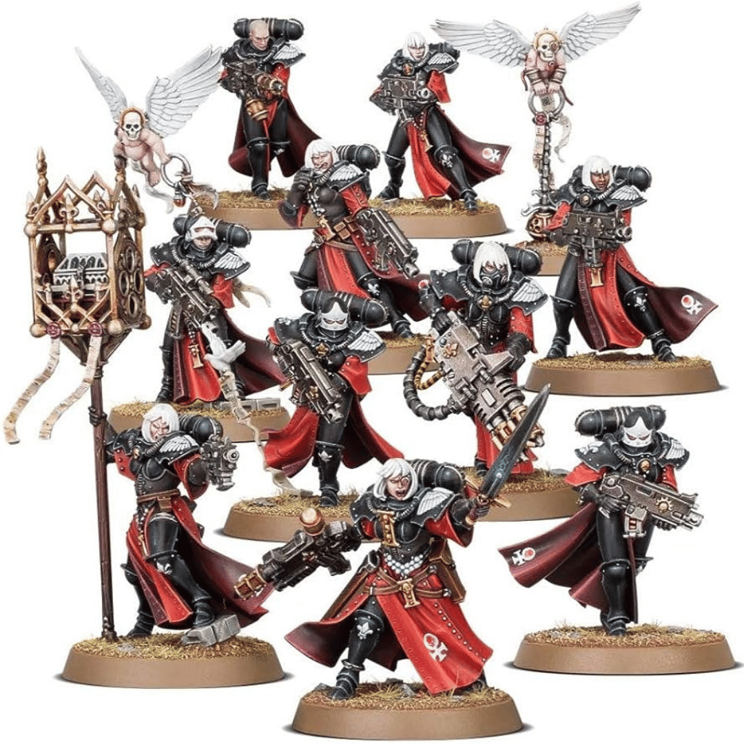 Warhammer 40k - Adepta Sororitas Battle Sisters Squad Citadel Miniatures (52-20)