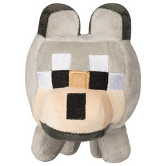 Minecraft Happy Explorer Series Untamed Wolf Plushie