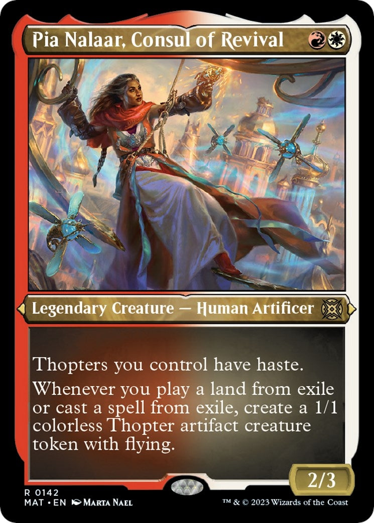 Pia Nalaar, Consul of Revival (Foil Etched) (142) (MAT)