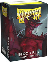 DRAGON SHIELD 100CT BOX Matte Blood Red
