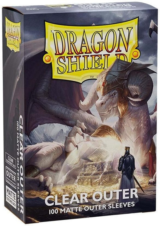 DRAGON SHIELD 100CT OUTER SLEEVES MATTE CLEAR