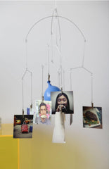 Kikkerland Floating Hanging Photo Display - Chrome Plated Steel