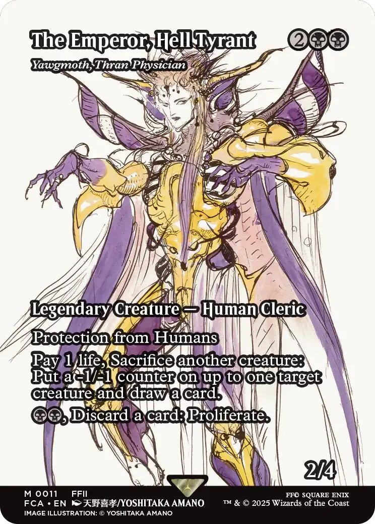 The Emperor, Hell Tyrant - Yawgmoth, Thran Physician (Showcase) (11) (FCA)
