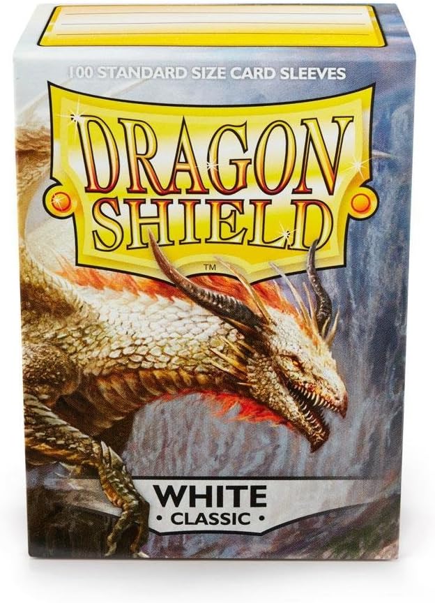 Dragon Shield 100ct Classic Sleeves - Standard Size - White