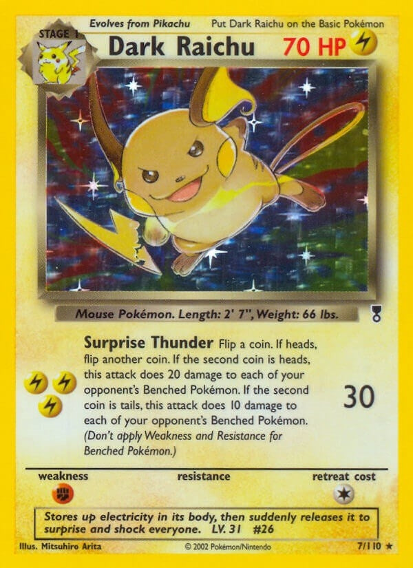Image for Dark Raichu (007/110) (LC) - Pokemon