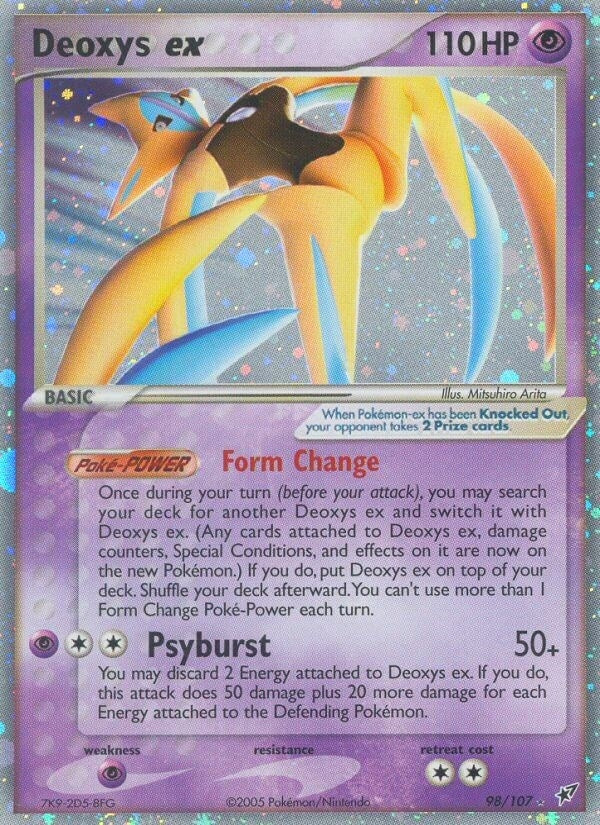 Image for Deoxys ex (Attack Forme) (98/107) (DX) - Pokemon