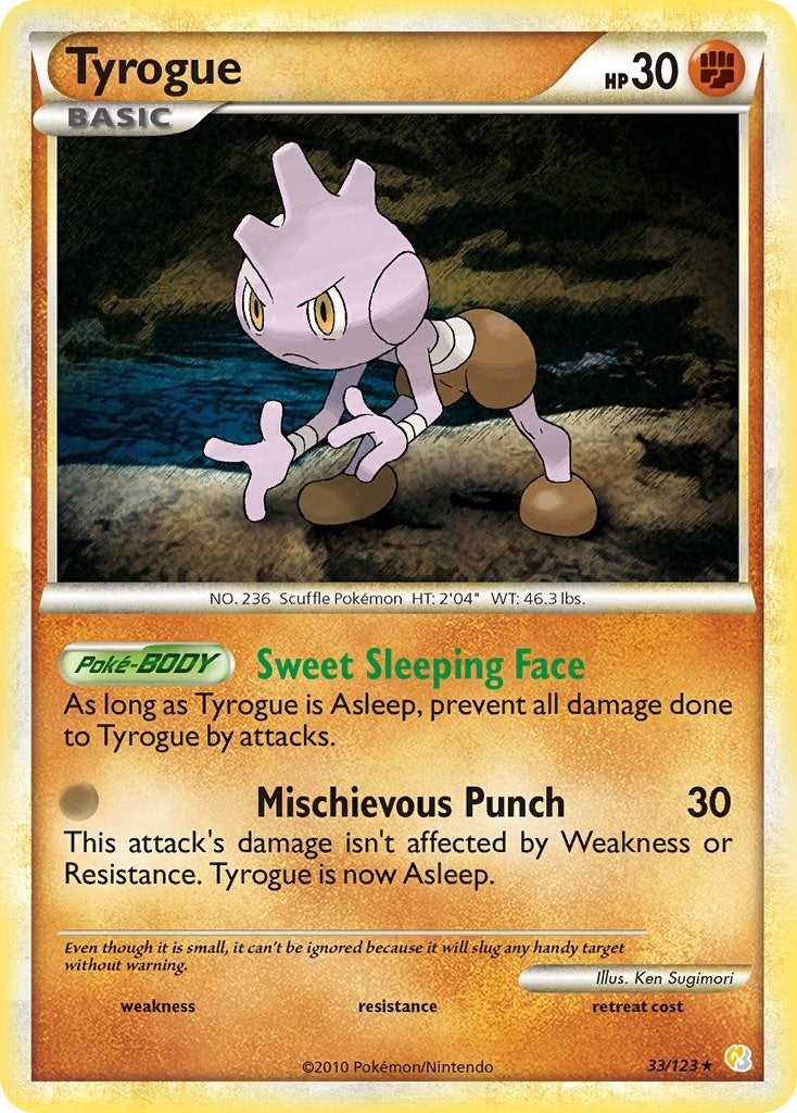 Image for Tyrogue (33/123) (HS) - Pokemon