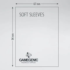 Gamegenic Soft Sleeves Clear 67x94mm