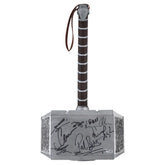 Thor's Hammer Autographed by The Avengers Cast with 15 Signatures including Chris Hemsworth, Robert Downey Jr. and Chris Evans - Fanatics Authenticated