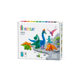 HEY CLAY Set - Colourful Modeling Air Dry Clay Kit for Kids (Dinosaurs)
