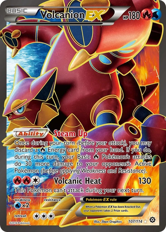 Image for Volcanion EX (Full Art) (107/114) (STS) - Pokemon