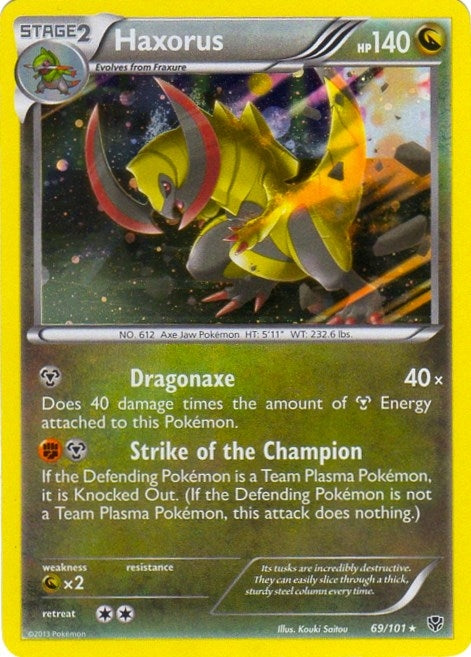Image for Haxorus - 69/101 (Cosmos Holo) (069/101) (BLE) - Pokemon