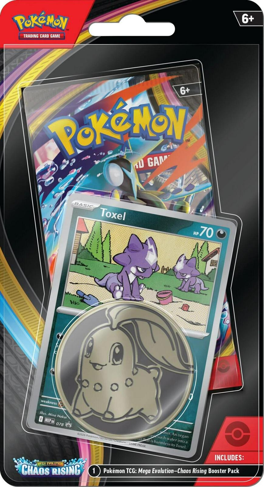 Pokemon TCG: Chaos Rising Toxel Blister Pack