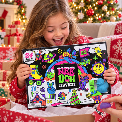 NeeDoh Advent Calendar 2026 - 24 Days of Squishy Sensory Toys by Schylling