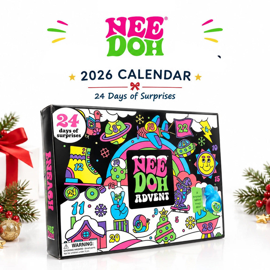 NeeDoh Advent Calendar 2026 - 24 Days of Squishy Sensory Toys by Schylling