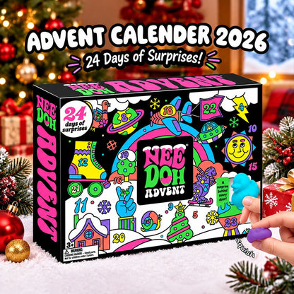 NeeDoh Advent Calendar 2026 - 24 Days of Squishy Sensory Toys by Schylling