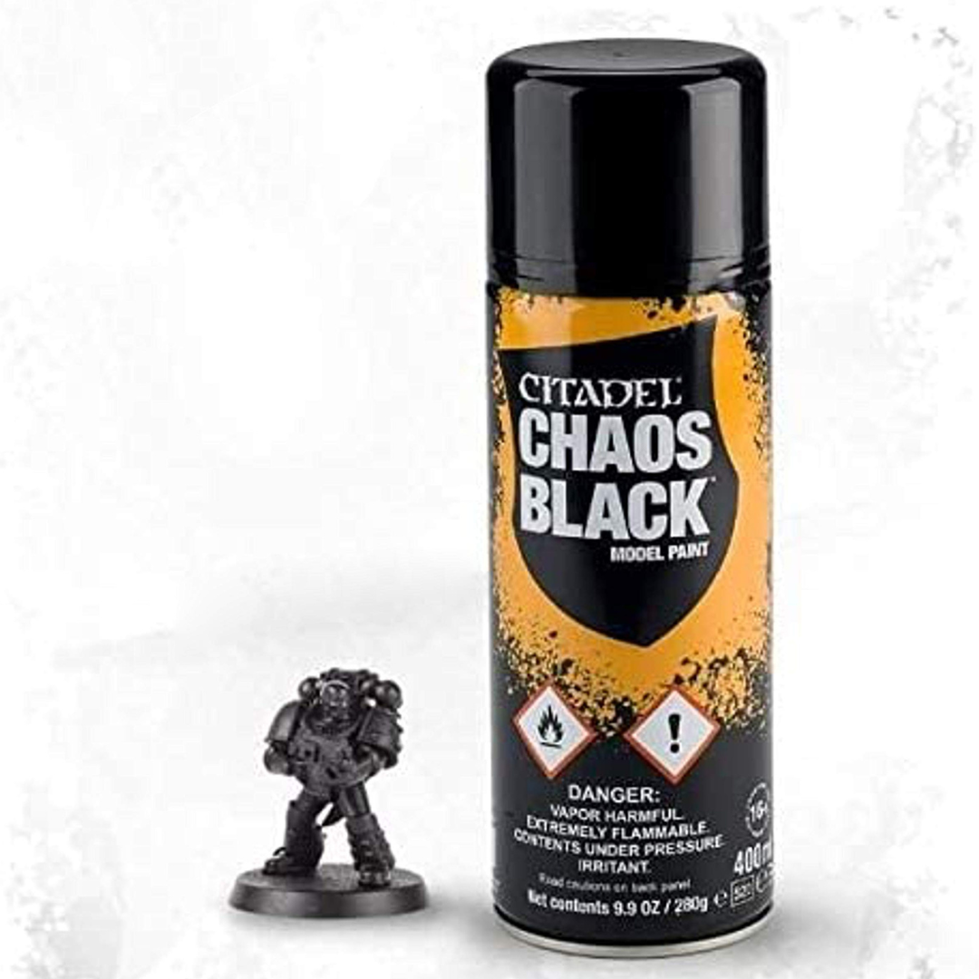 Citadel Chaos Black Model Paint - Geek culture and Nerd culture store