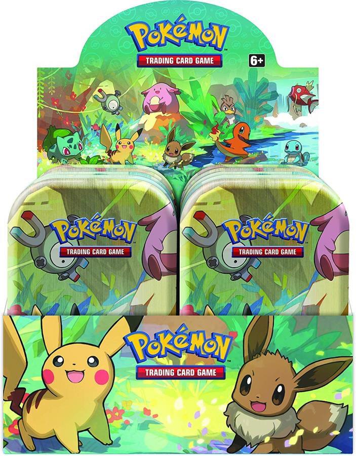 Pokemon Kanto Friends Mini Tin Display