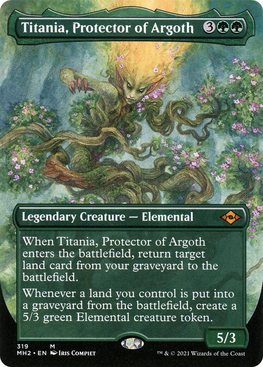 Image for Titania, Protector of Argoth (Borderless) (319) (MH2) - Magic: The Gathering