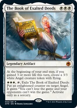 MTG Single Card - The Book of Exalted Deeds [M 0004]