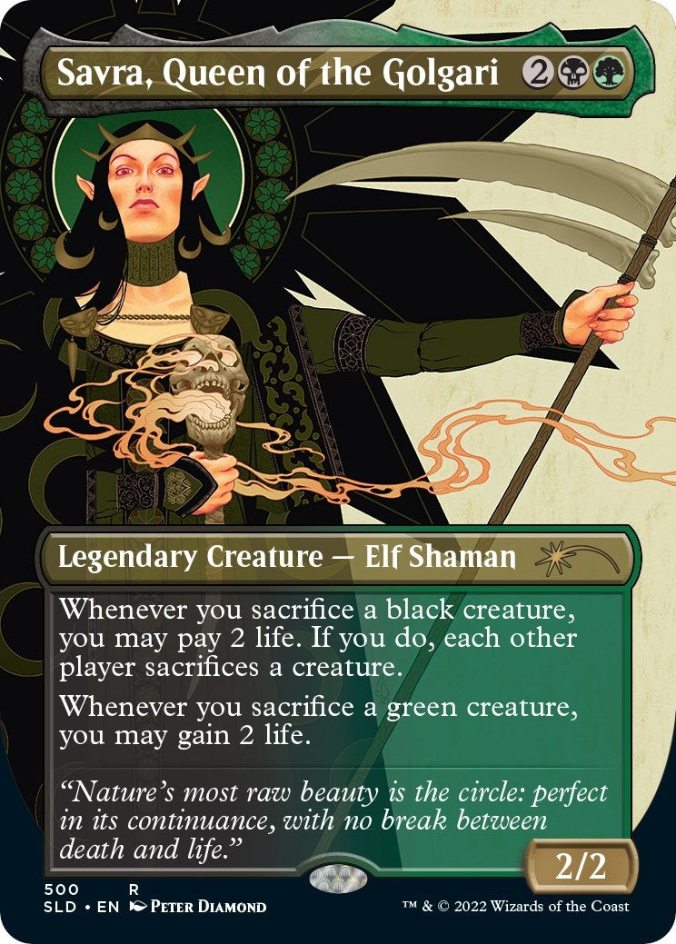 Savra, Queen of the Golgari (500) (SLD)
