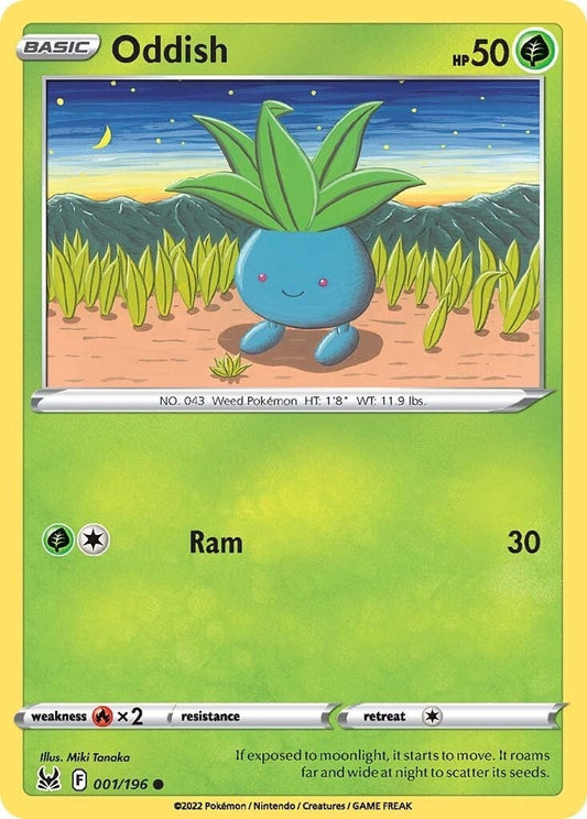 Image for Oddish (001/196) (SWSH11) - Pokemon