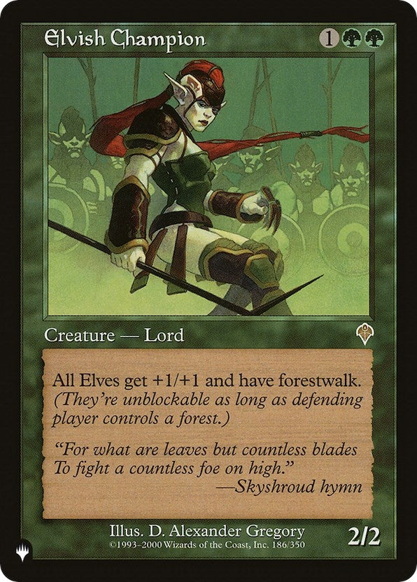Elvish Champion (186/350) (LIST)