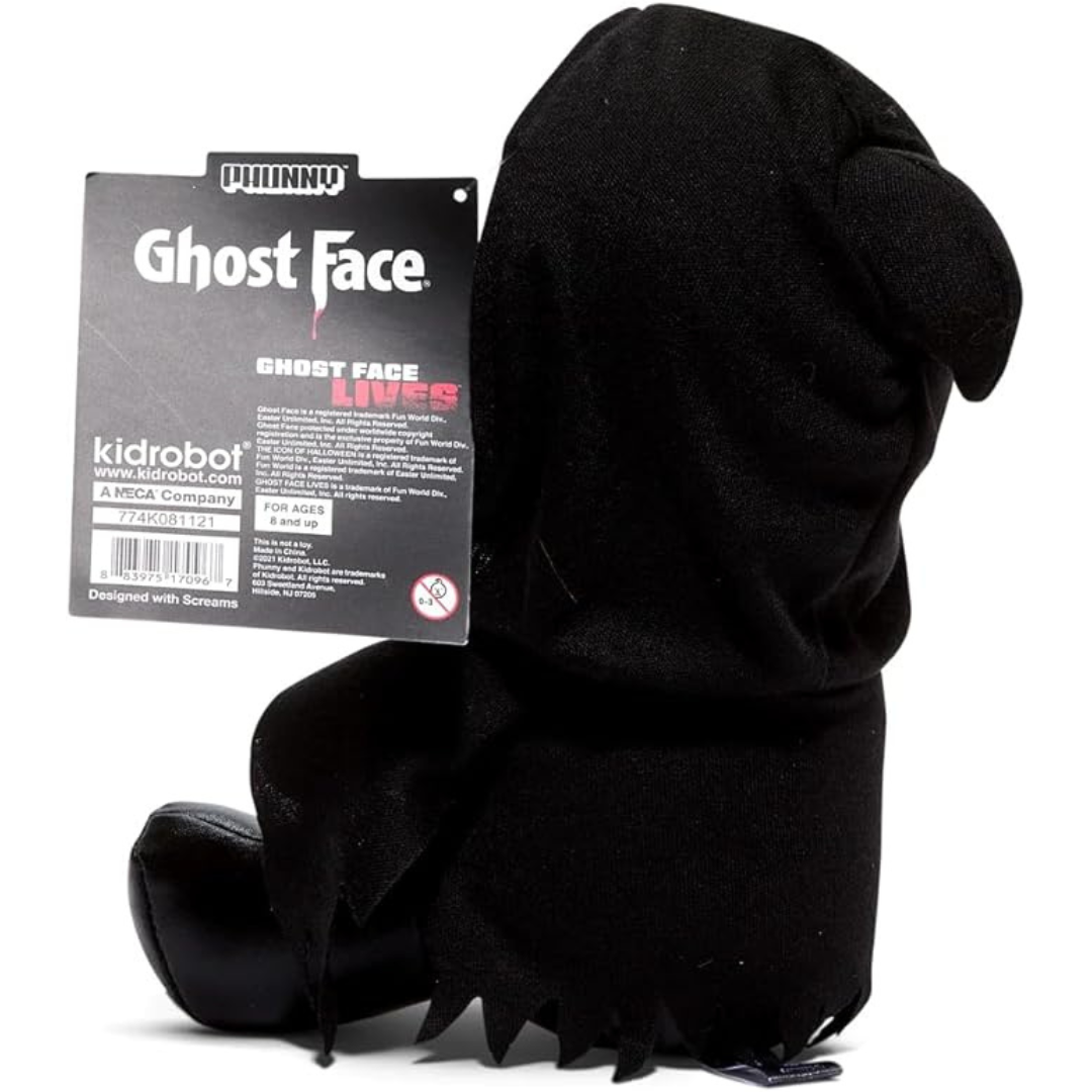 KidRobot Ghost Face from Scream Phunny Plush Toy 8"