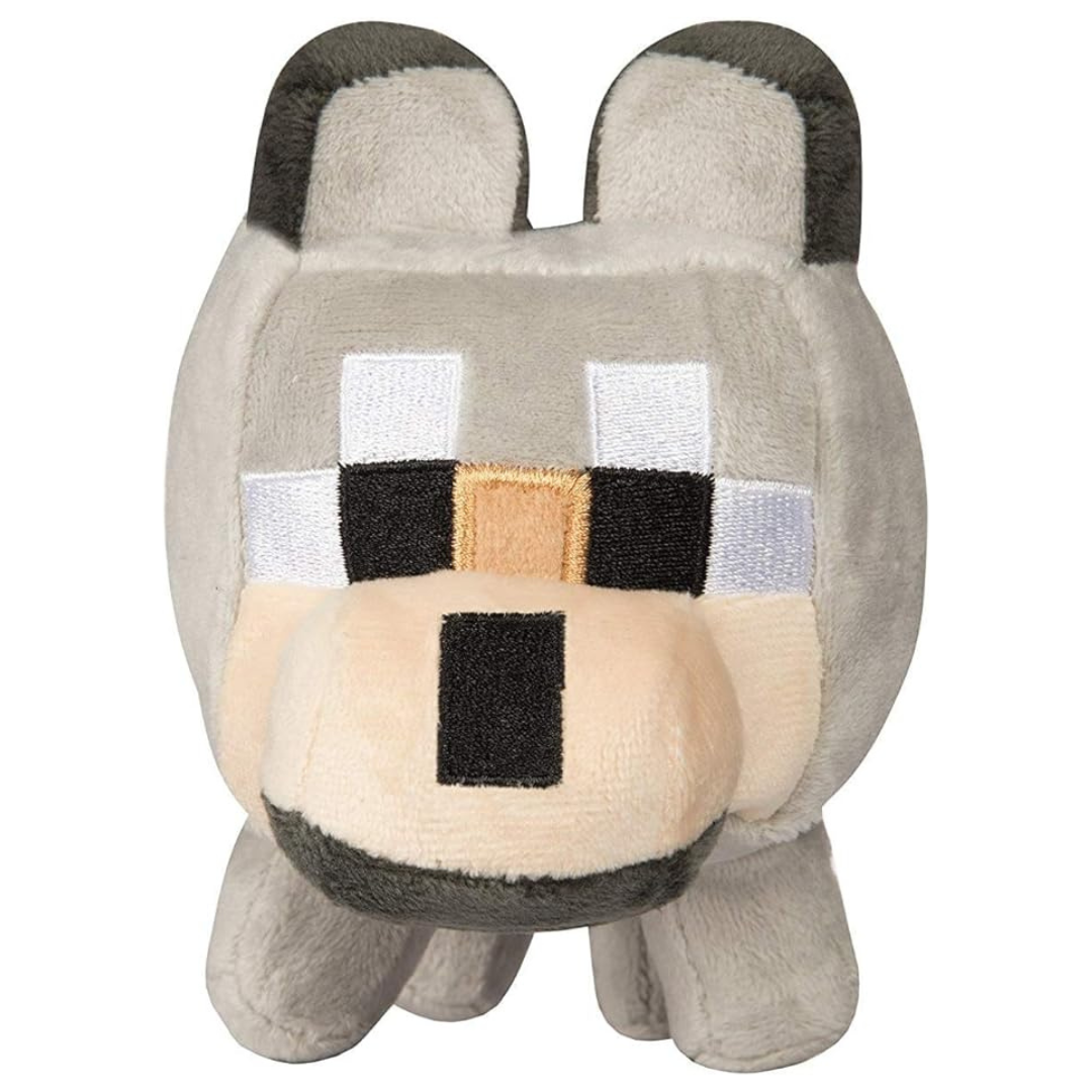 Minecraft Happy Explorer Series Untamed Wolf Plushie