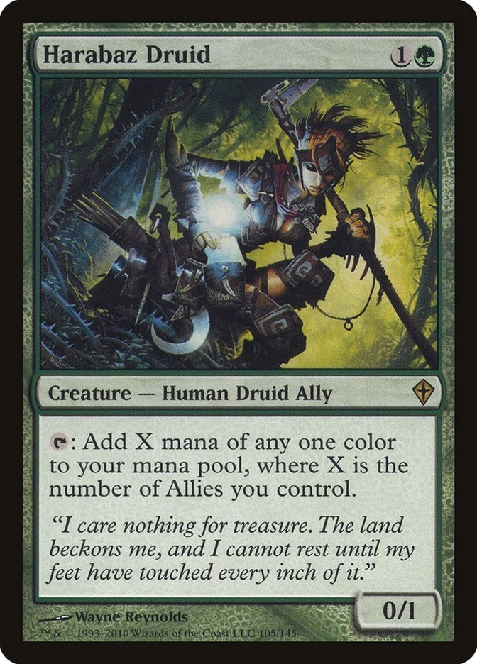 Image for Harabaz Druid (105) (WWK) - Magic: The Gathering