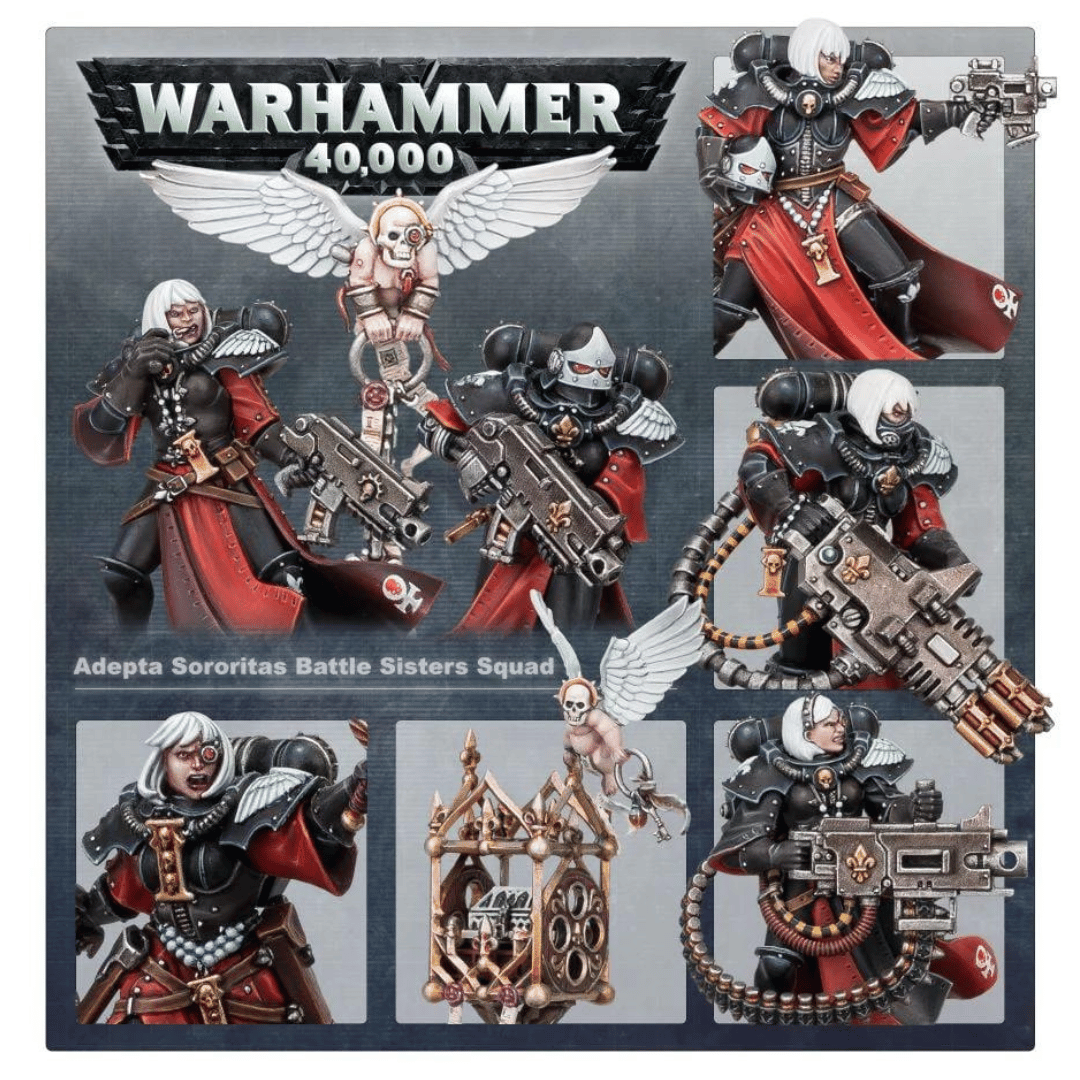 Warhammer 40k - Adepta Sororitas Battle Sisters Squad Citadel Miniatures (52-20)