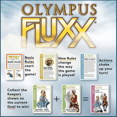 Looney Labs Olympus Fluxx Card Game 2-6 Players 5-30 Min Ages 8+