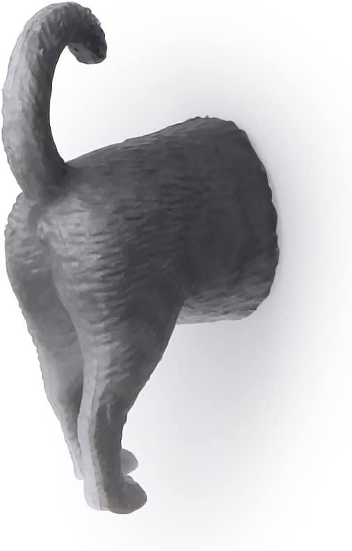 Kikkerland Magnetic Funny Cat Butt Refrigerator Decorative Magnets, Set of 6
