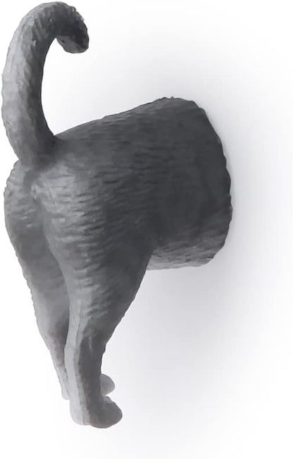 Kikkerland Magnetic Funny Cat Butt Refrigerator Decorative Magnets, Set of 6