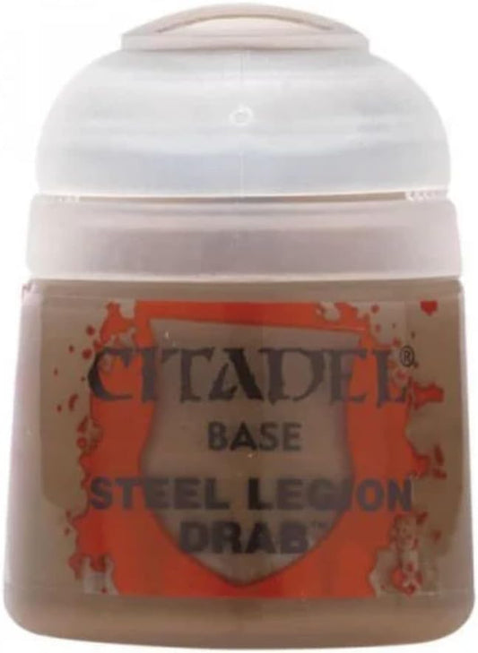 Games Workshop Citadel Base: Steel Legion Drab