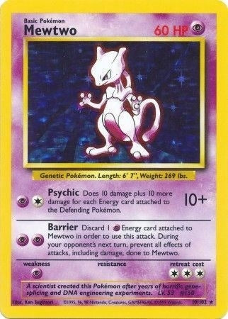 Image for Mewtwo (010/102) (BS) - Pokemon