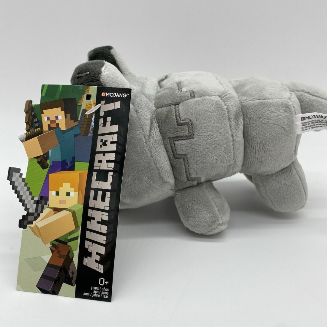 Minecraft Happy Explorer Series Untamed Wolf Plushie