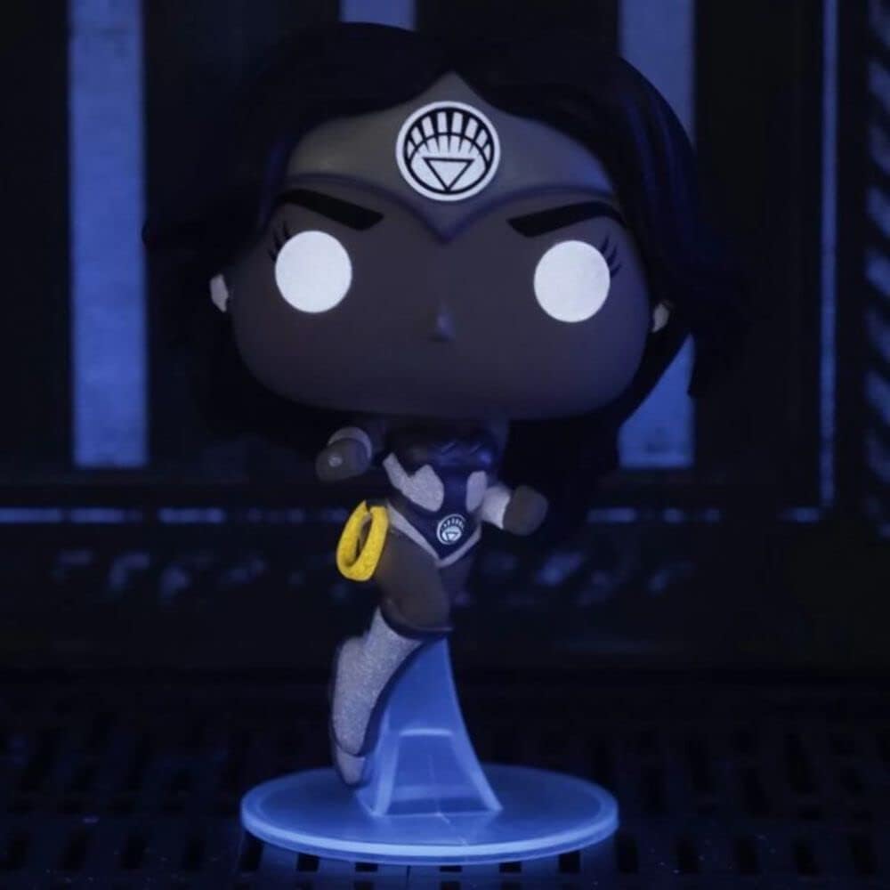 Funko POP! Wonder Woman 80th Anniversary White Lantern Glow-in-The-Dark #423 [Damaged Box]