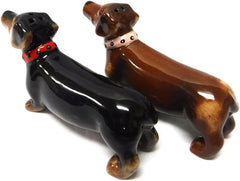 Pacific Giftware Loveable Cute Kissing Dachshunds Salt & Pepper Shakers Set