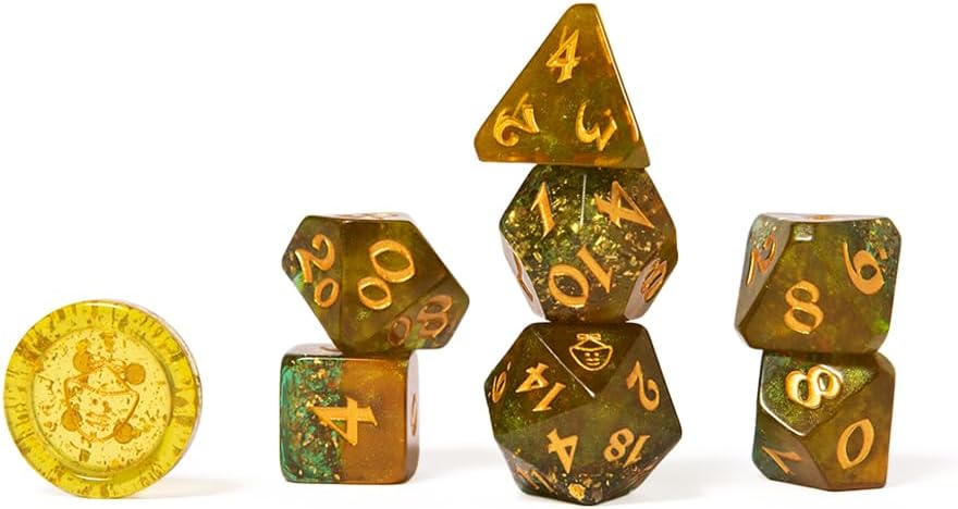 Vox Machina Dice Set: Mighty Nein NOTT The Brave