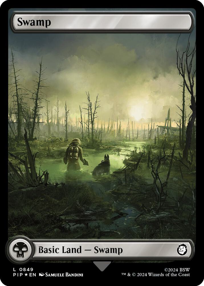 MTG Single Card - Swamp (Surge Foil) [L 0849]