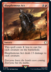 MTG Single Card - Blasphemous Act [R 0188]