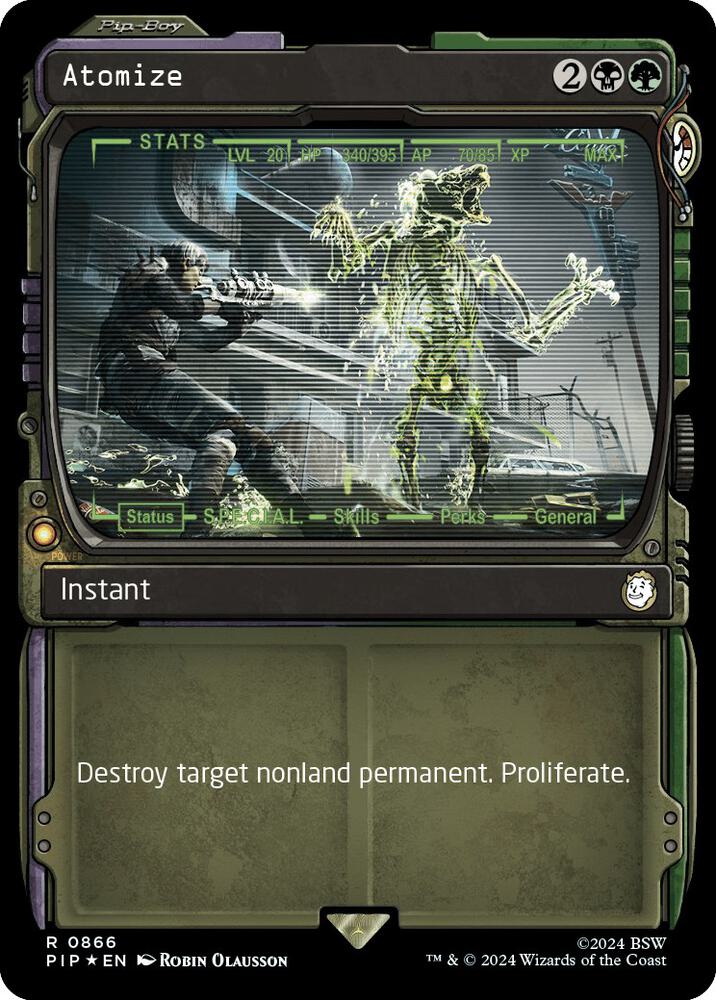 MTG Single Card - Atomize (Showcase) (Surge Foil) [R 0866]