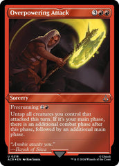 MTG Single Card - Overpowering Attack (Foil Etched) [U 0218]