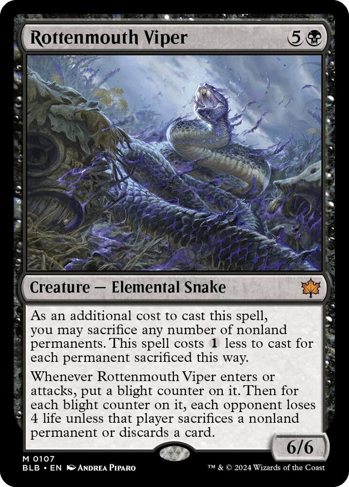 MTG Single Card - Rottenmouth Viper [M 0107]