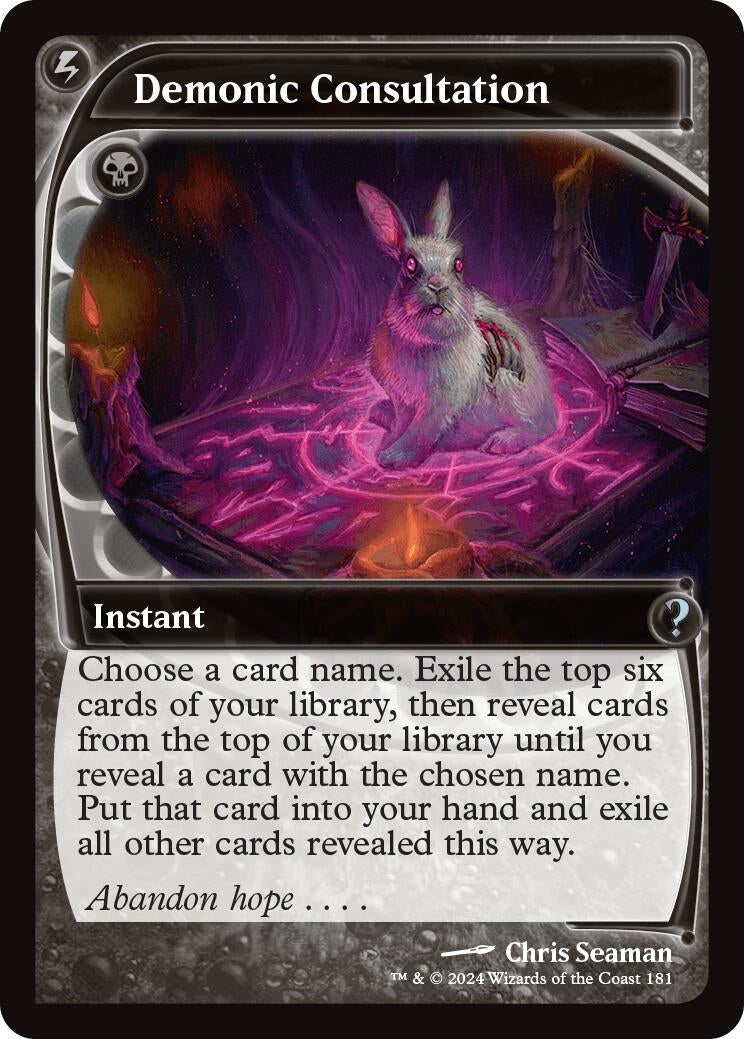Demonic Consultation (Future Sight) (181) (MB2)