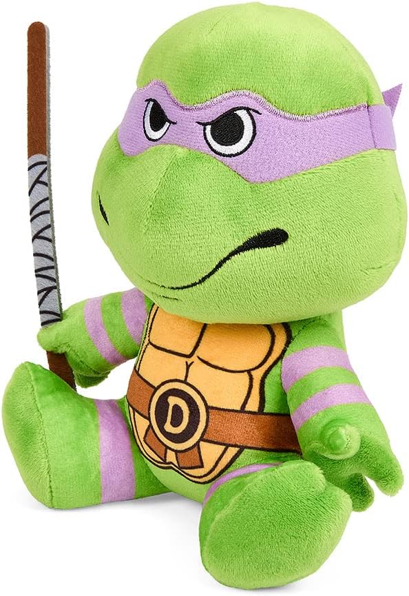 Kidrobot Teenage Mutant Ninja Turtles Donatello 7.5 Inch Phunny Plush