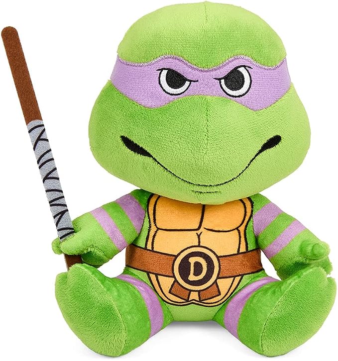 Kidrobot Teenage Mutant Ninja Turtles Donatello 7.5 Inch Phunny Plush